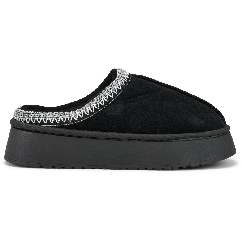 Emeline Dame Bamsestøvler Yl 323   Black fra Shoes