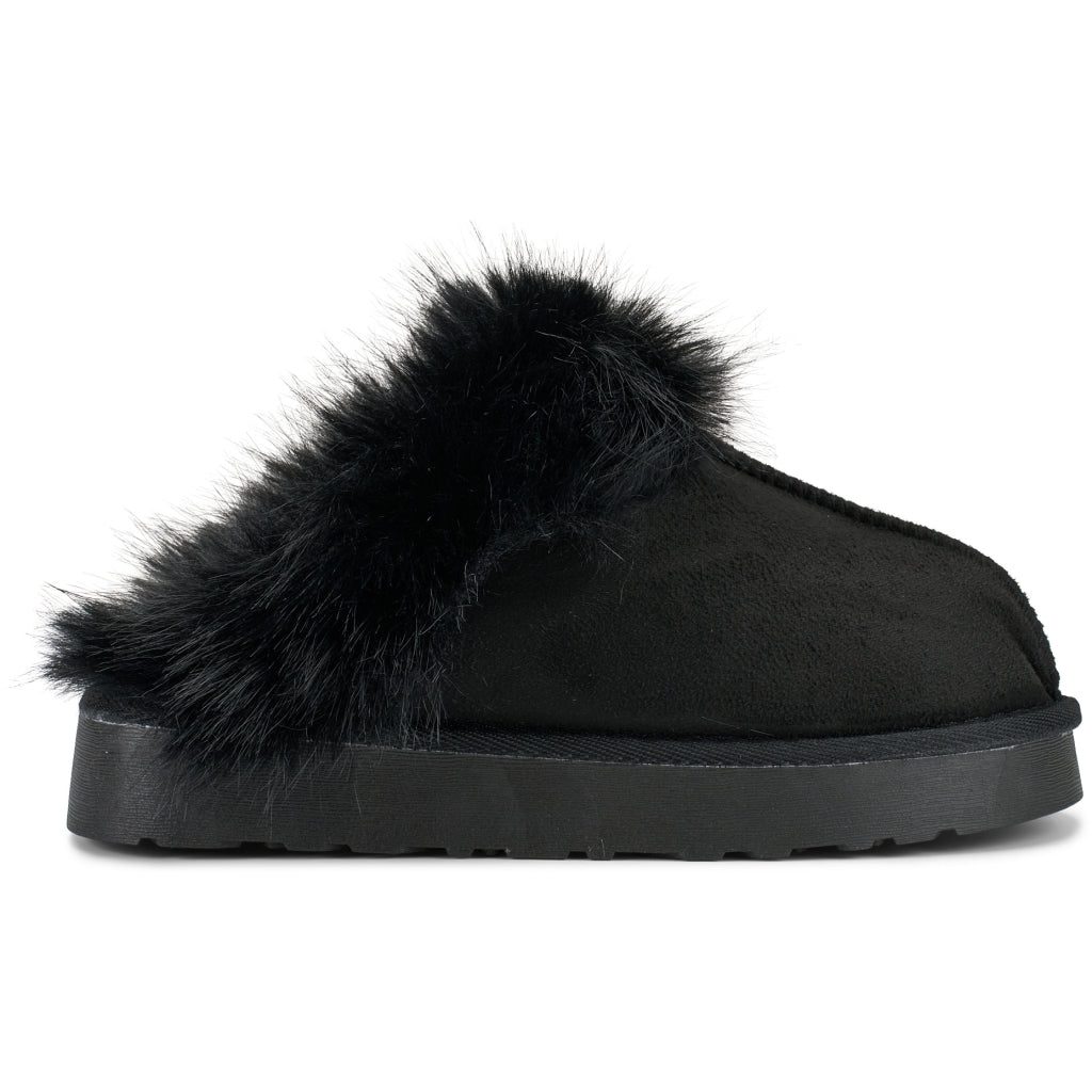 Emilia Dame Hjemmesko Yl 322   Black fra Shoes