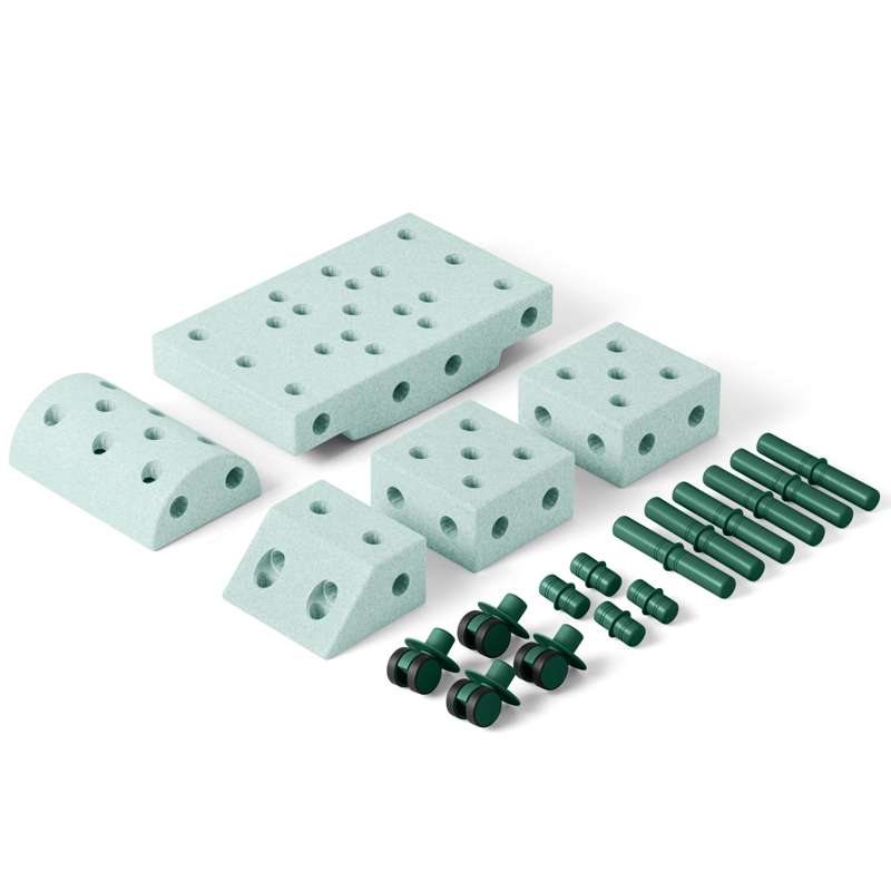 Explorer Byggesæt   Ocean Mint Forest Green fra Modu