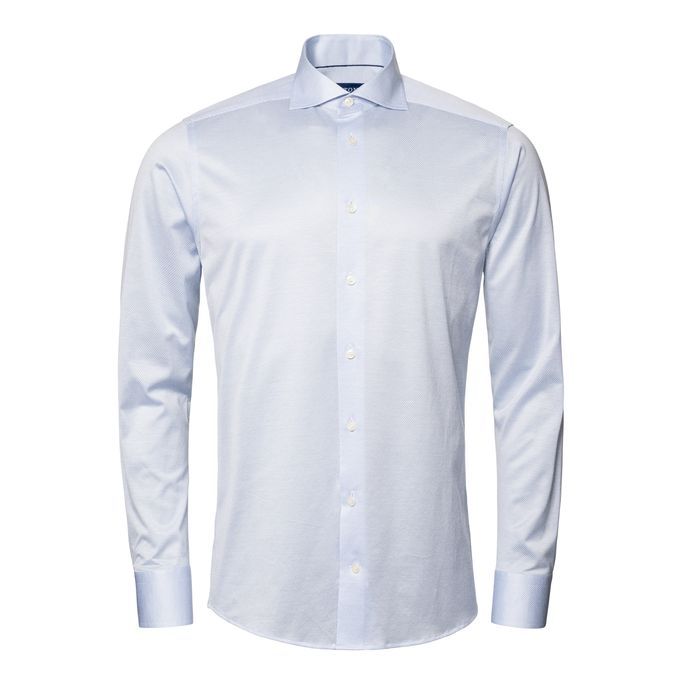 Men's Shirt: Casual Knit King, Dark Blue, 46 fra Eton