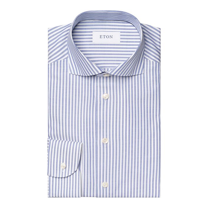 Striped Signature Oxford Shirt fra Eton