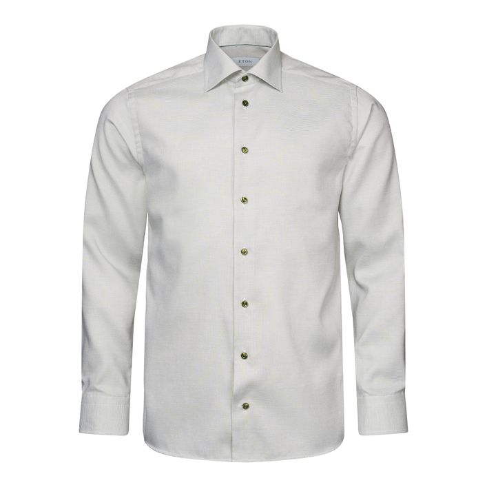 Semi Solid Twill Shirt fra Eton