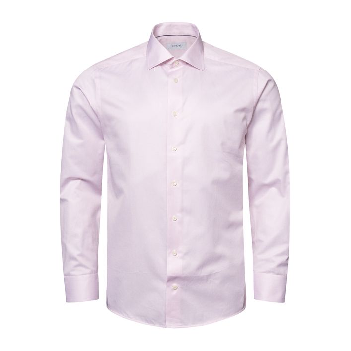 Fine Striped Signature Twill Shirt fra Eton