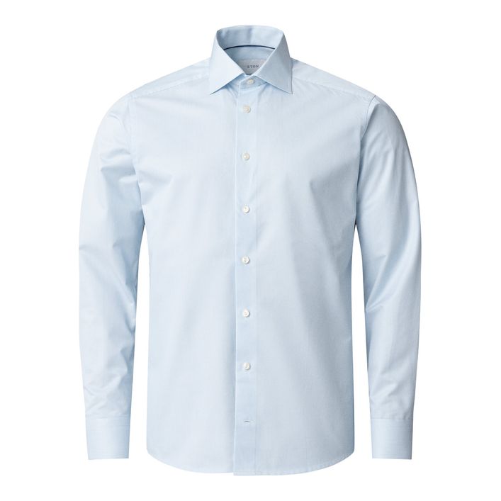 Fine Stripe Signature Twill Shirt   A New Version Of Our Signature Twill Shirt. fra Eton