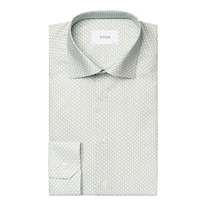 Parrot Print Signature Twill Shirt fra Eton