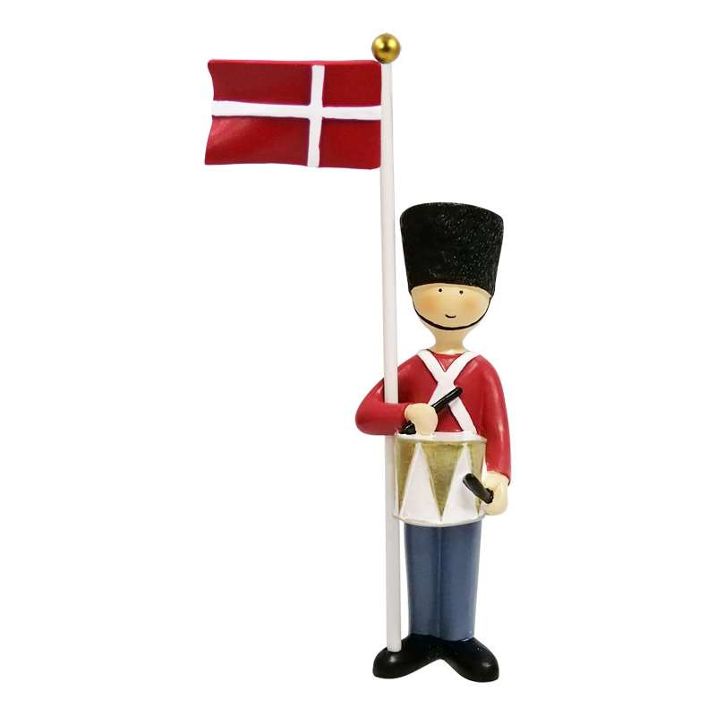Bordflag   Soldat M. Tromme Og Flag fra Kids By Friis