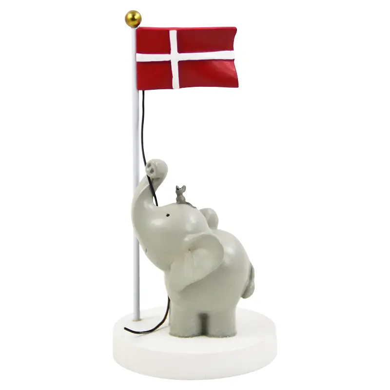Bordpynt, Elefant Og Mus 13 Cm fra Kids By Friis