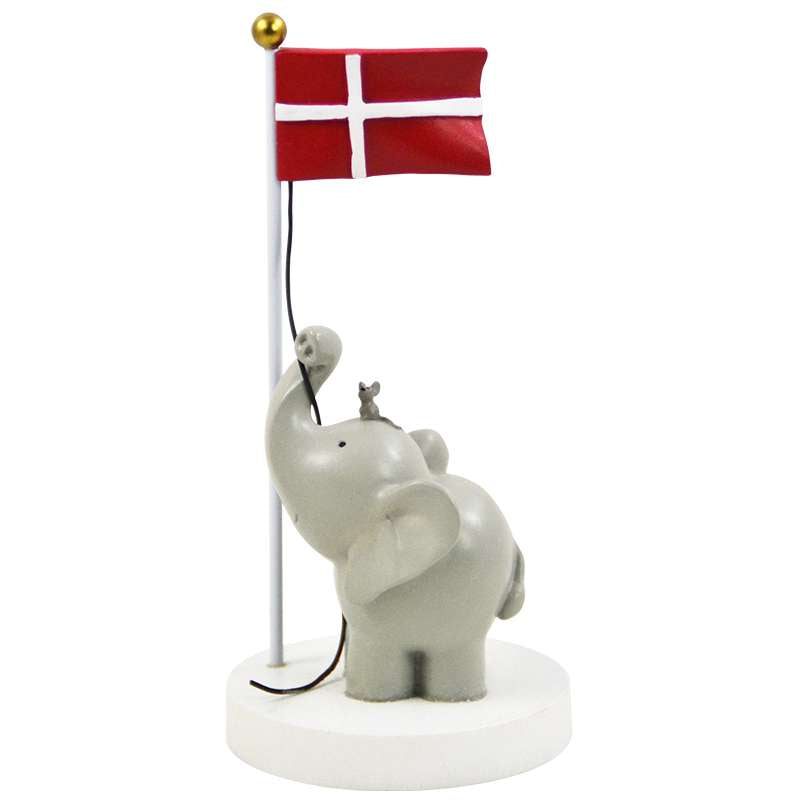 Bordflag   Elefant Og Mus fra Kids By Friis