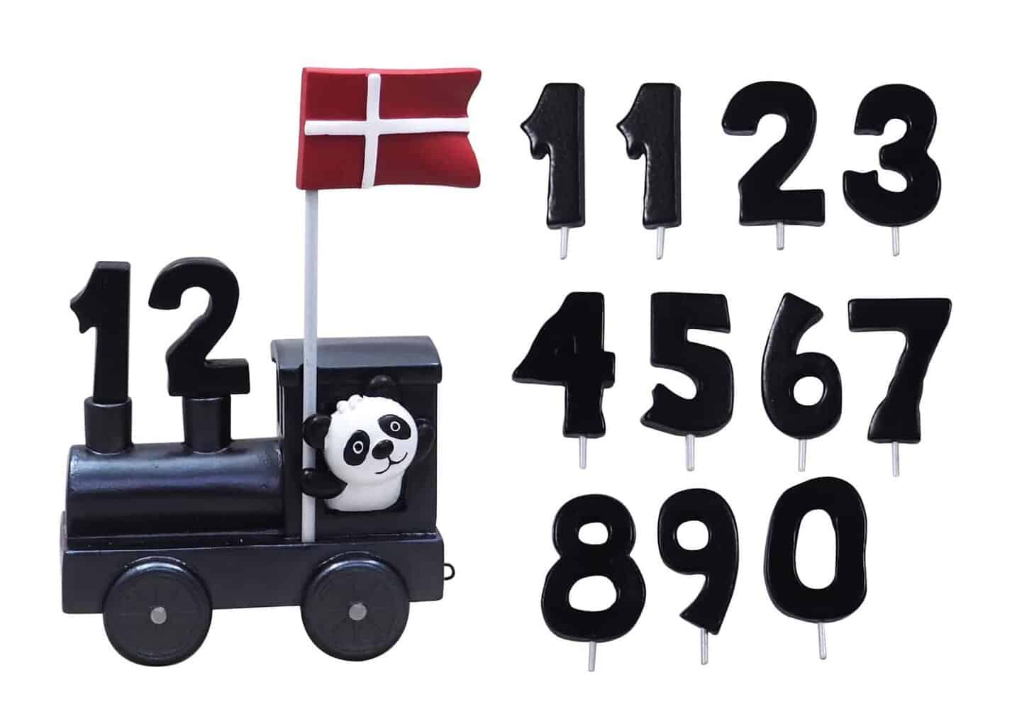Lokomotiv Til Navnetog, 11 Tal Og Flag fra Kids By Friis