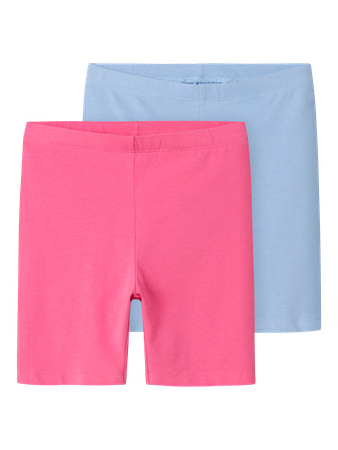 2 Pak Cykelshorts Vivian Serenity W. Carmine Rose fra Name It