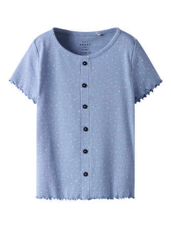Rib T Shirt Vemia Serenity Dots fra Name It