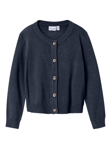 Kort Strik Cardigan Valma Navy Blazer fra Name It
