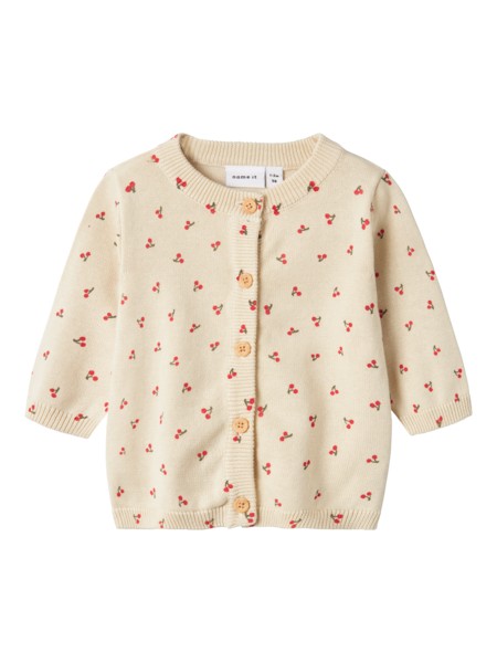 Strik Cardigan Bicher Summer Sand fra Name It