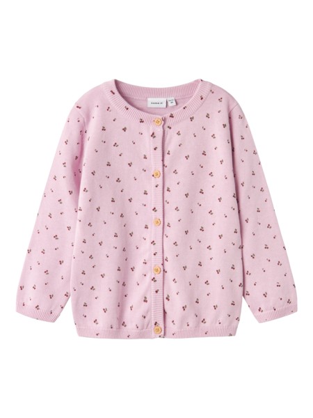 Strik Cardigan Basine Winsome Orchid fra Name It