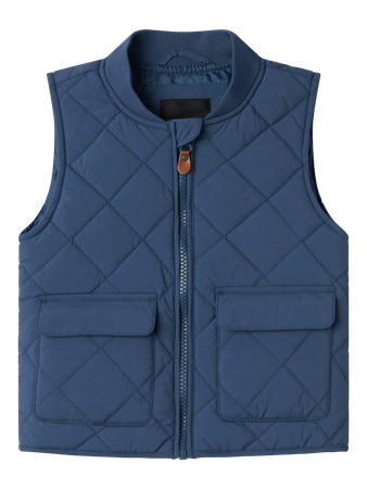 Quiltet Vest Marlin Sargasso Sea fra Name It