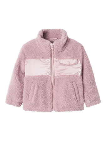 Teddy Jakke Miffi Pale Mauve fra Name It