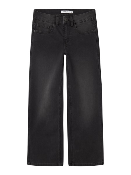 Brede Jeans Rose Dark Grey Denim fra Name It