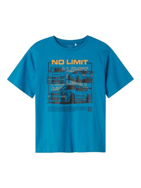 T Shirt Bennibo Fjord Blue fra Name It