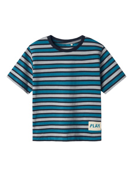 T Shirt Belando Fjord Blue fra Name It