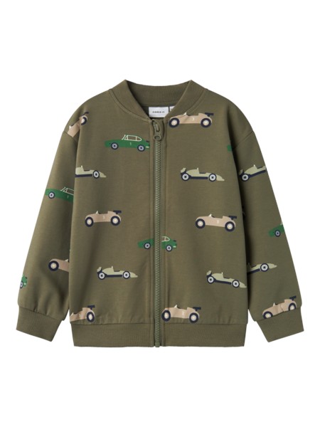 Sweat Cardigan Brais Dusty Olive fra Name It