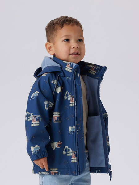 Softshell Jakke Alfa08 Sargasso Sea fra Name It