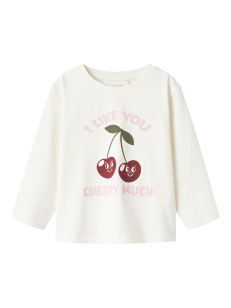 Langærmet Bluse Berrie Cloud Dancer fra Name It
