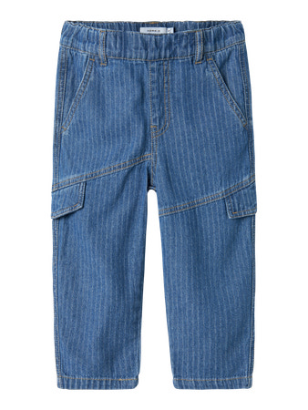 Jeans Ben Tap Stripe Medium Blue Denim fra Name It