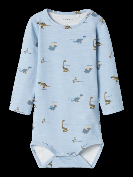 Langærmet Body Dinos Celestial Blue fra Name It