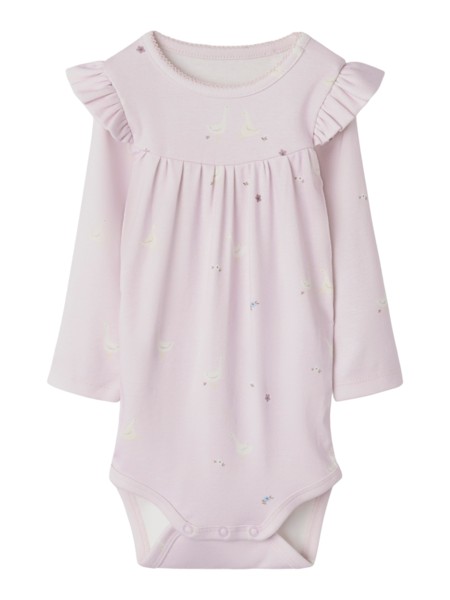 Langærmet Body Disse Light Lilac fra Name It