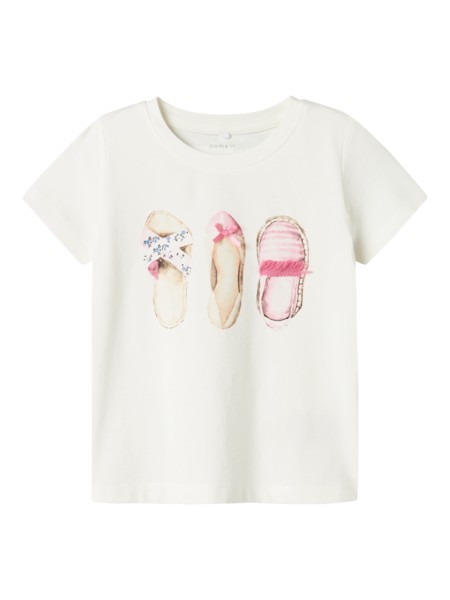 T Shirt Dessy Cloud Dancer fra Name It