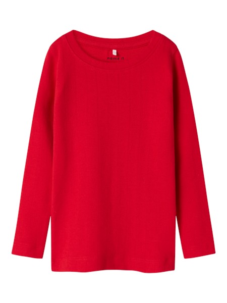 Langærmet Bluse Dagnes Chinese Red fra Name It