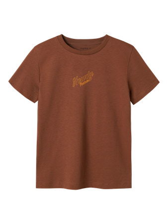 T Shirt Rancher Carob Brown fra Name It