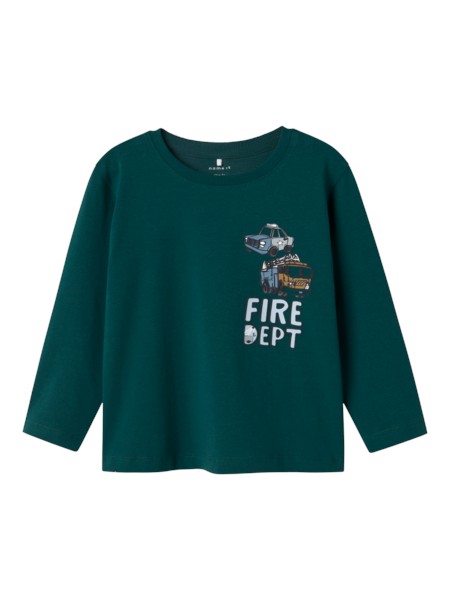 Langærmet Bluse Drew Forest Biome fra Name It