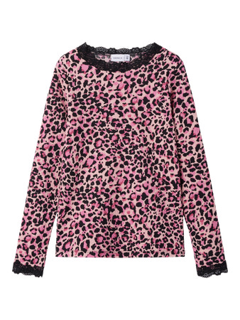 Blonde Bluse Tallis Silver Pink fra Name It