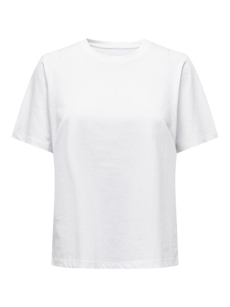 Basis T Shirt White fra Only