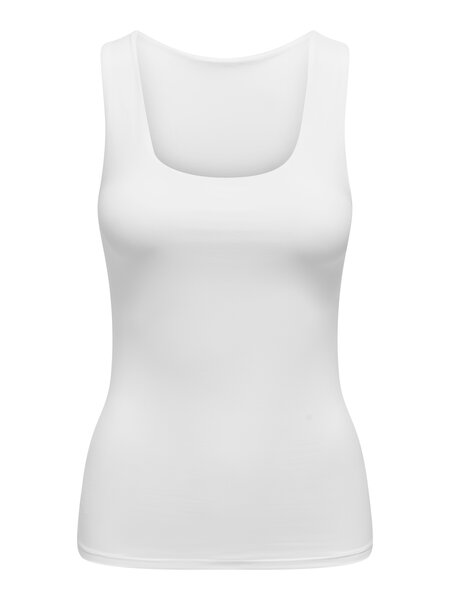Vendbar Top Ea Bright White fra Only