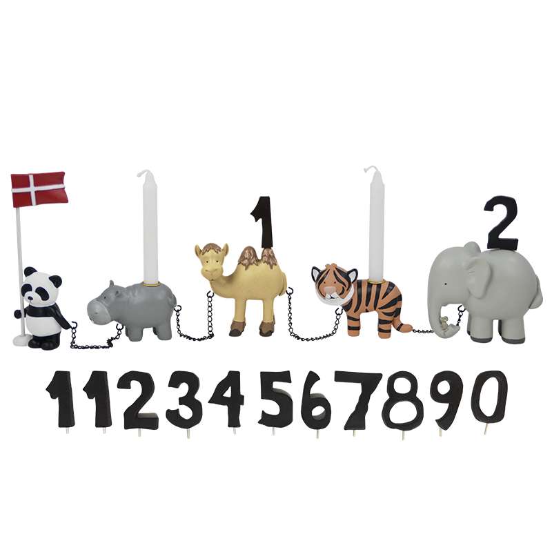 Fødselsdagstog   Zoo Dyr   11 Tal fra Kids By Friis