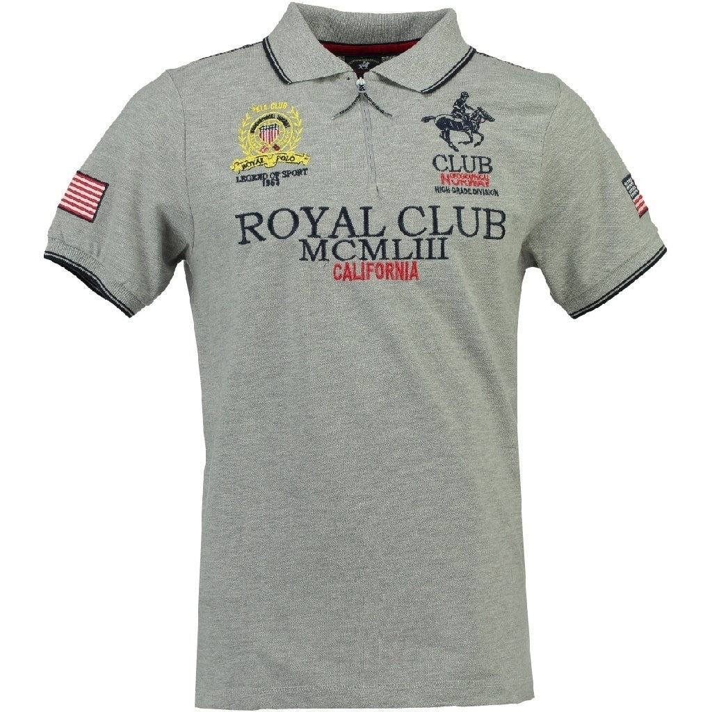 Polo Herre Keratine   Grey fra Geographical Norway