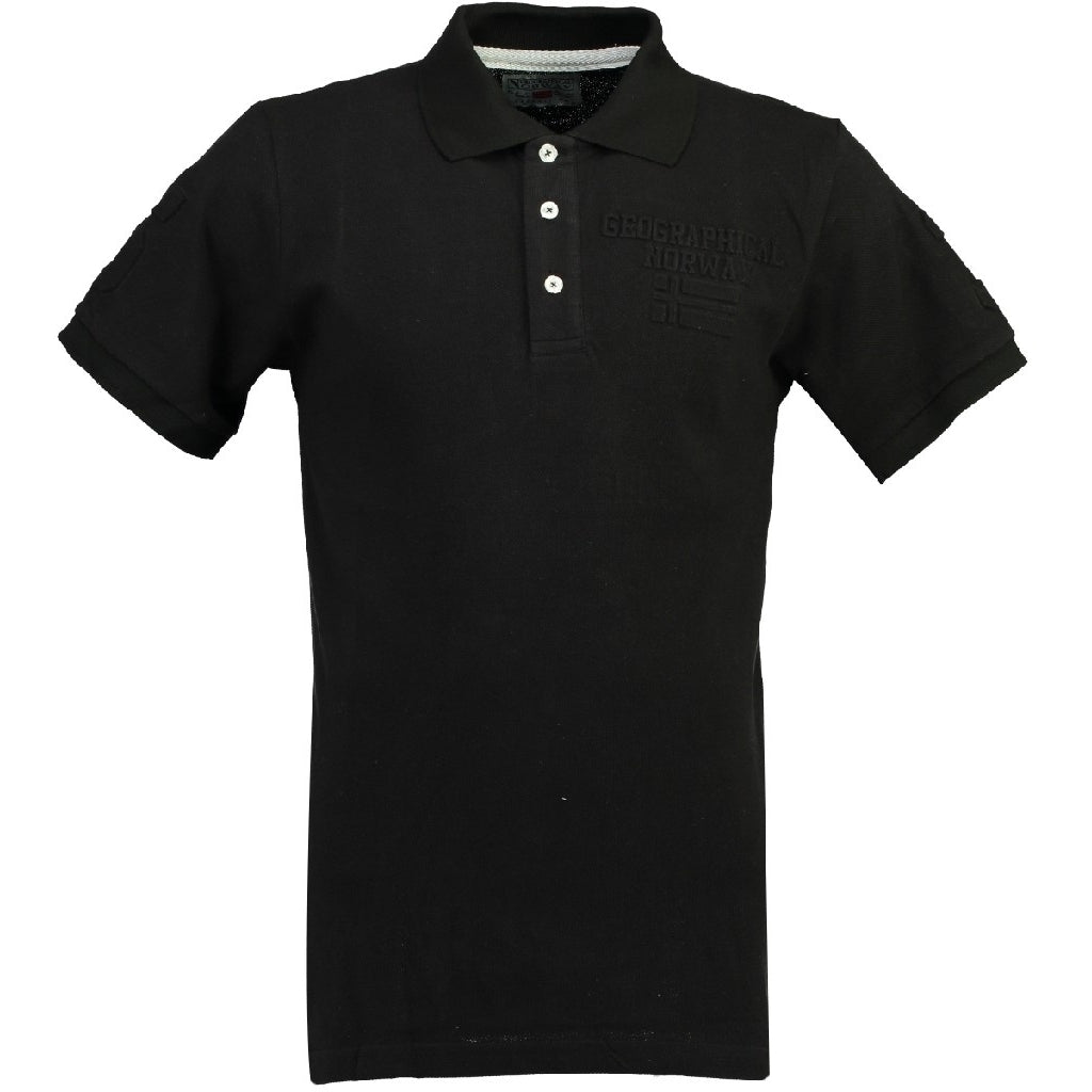 Polo Herre Keythen   Black fra Geographical Norway