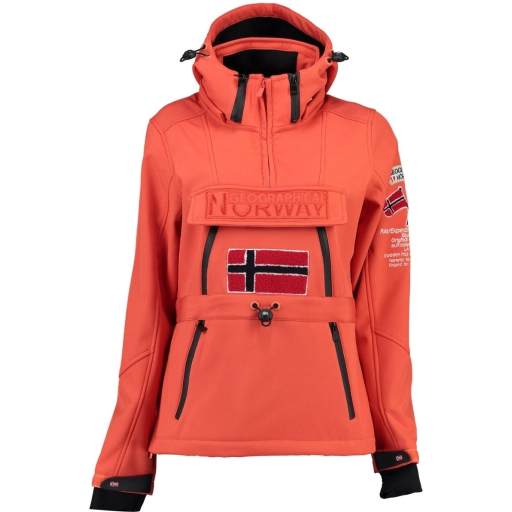 Softshell Dame Tulbeuse   Corail fra Geographical Norway