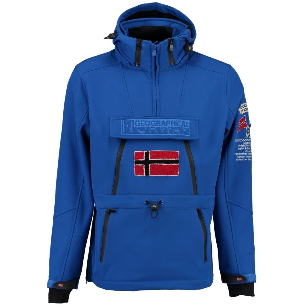 Herre Anorak Softshell Jakke Tuilding   Blue fra Geographical Norway