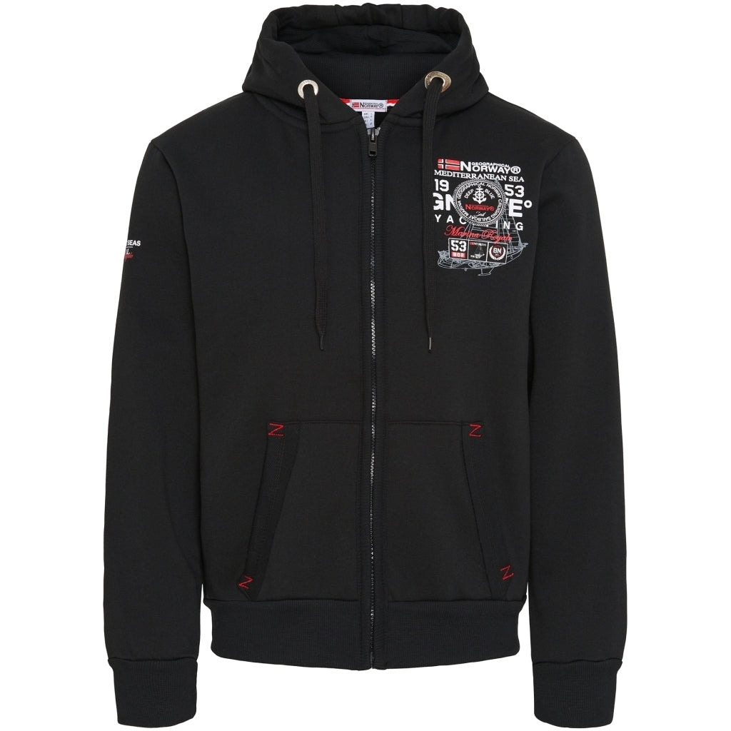 Sweatshirt Glack Navy   Black fra Geographical Norway