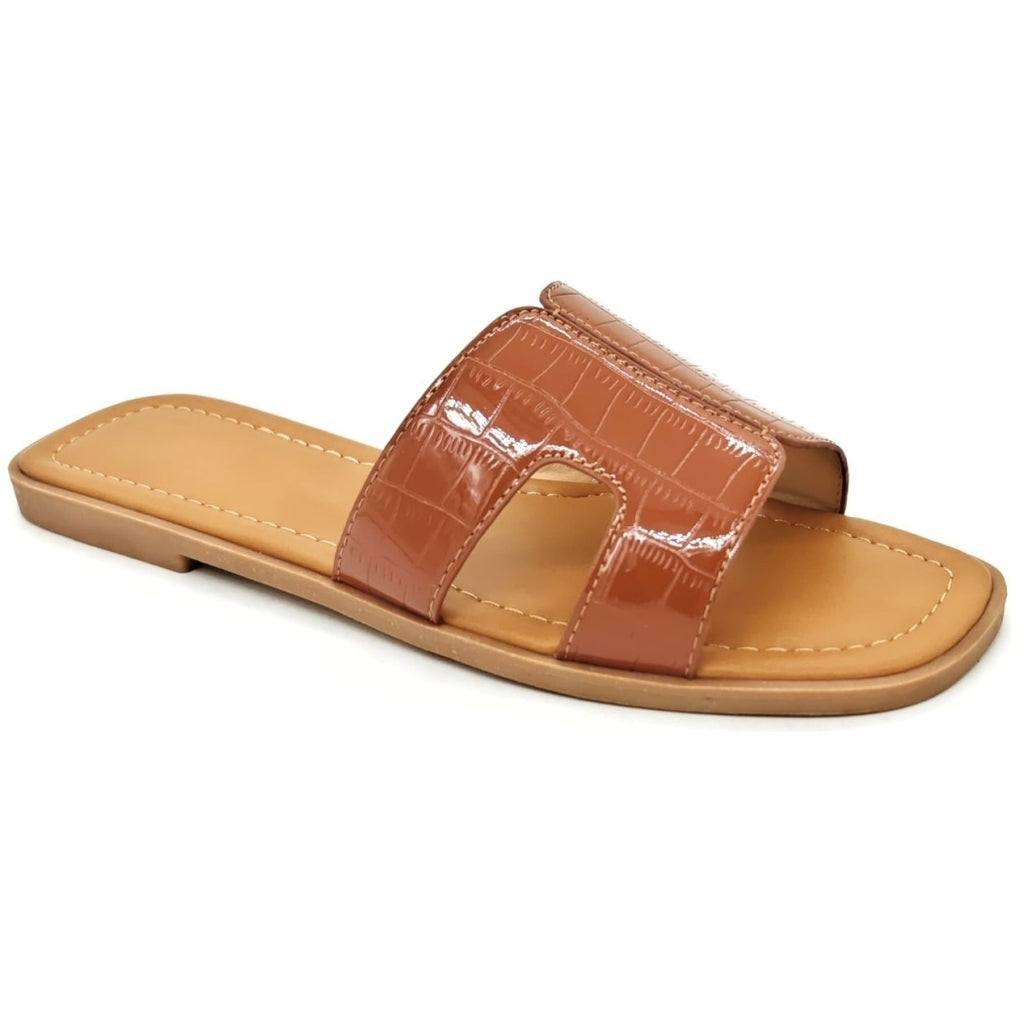 Georgine Dame Sandaler Dm461   Camel fra Shoes