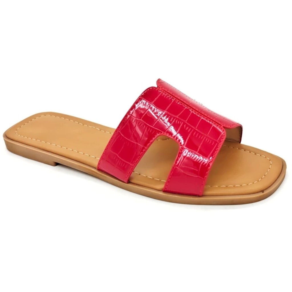 Georgine Dame Sandaler Dm461   Red fra Shoes