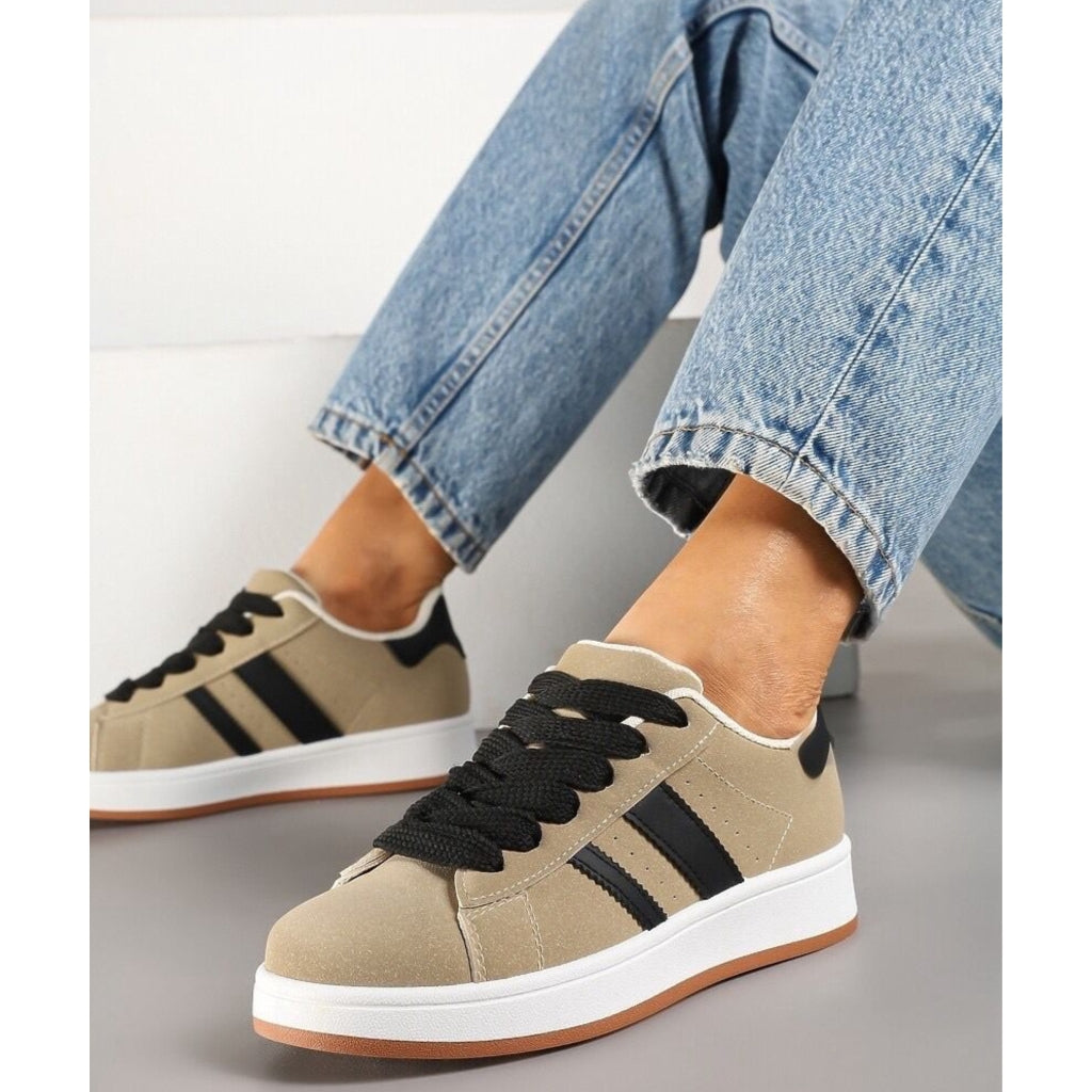Ginette Dame Sneakers A 123   Apricot fra Shoes