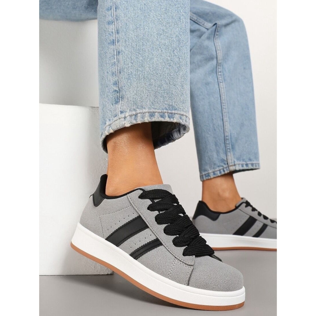 Ginette Dame Sneakers A 123   Grey fra Shoes