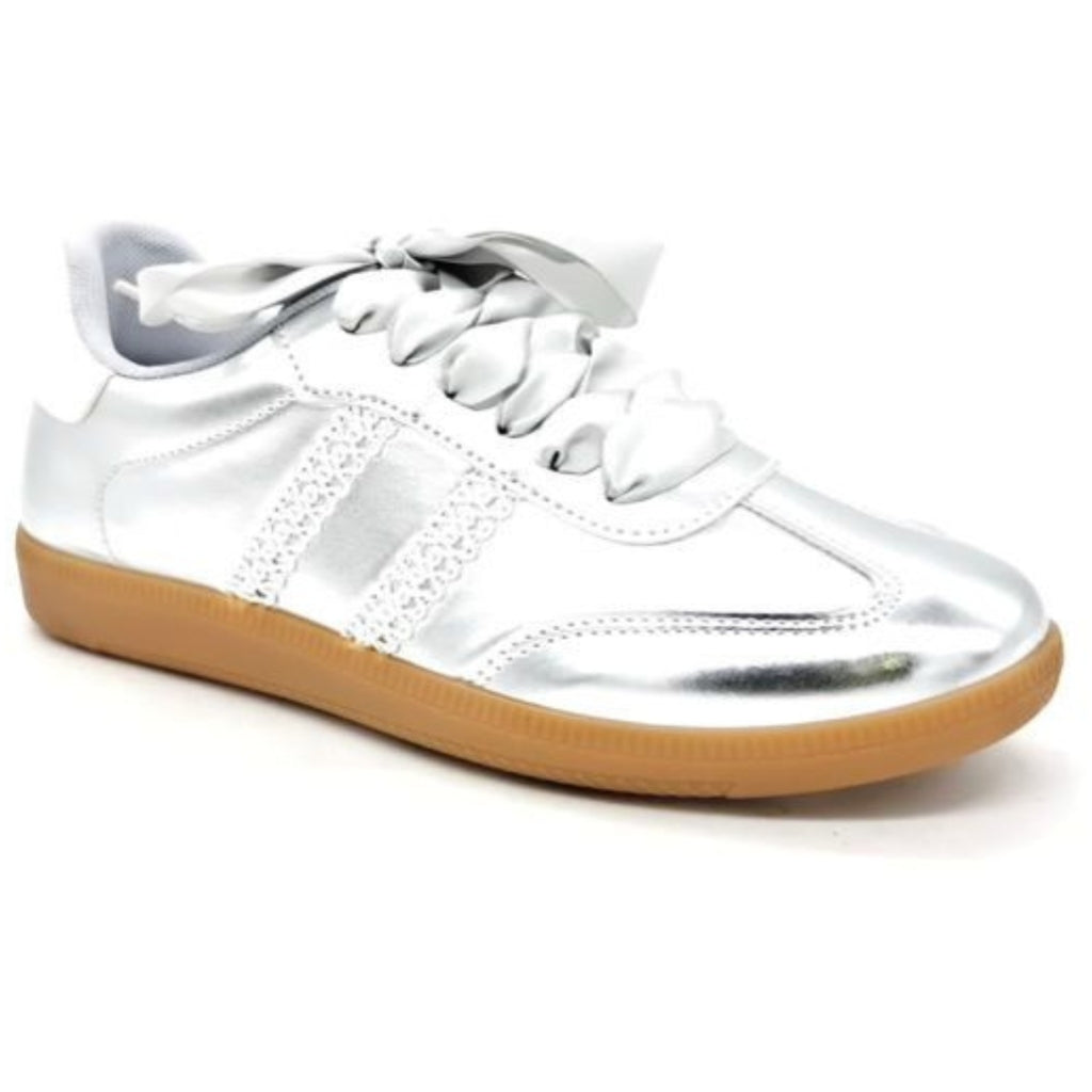 Gloria Dame Sneakers A 110   Silver fra Shoes