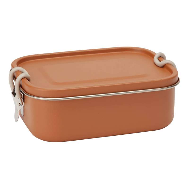 Madkasse   Rustfrit Stål M. Rumdeler   Terracotta fra Haps Nordic