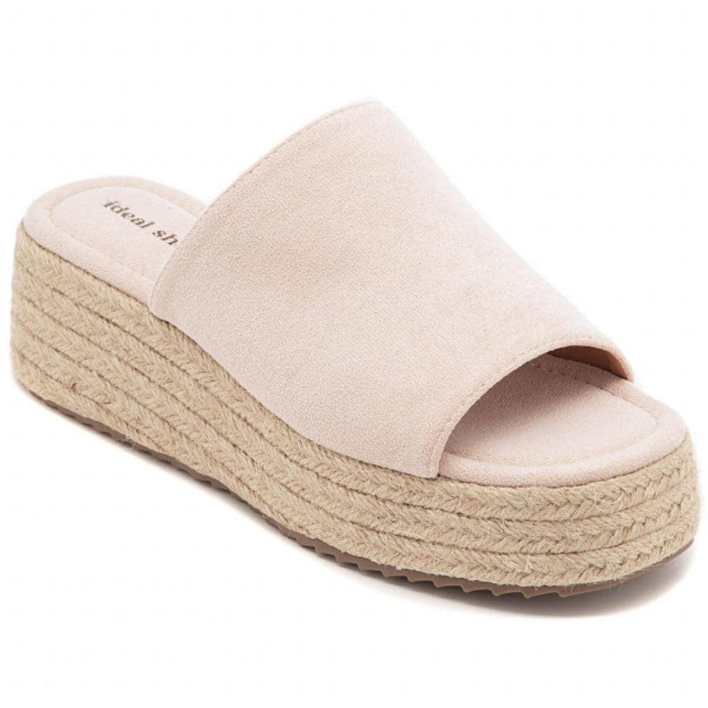Hailey Plateau Sandaler 5937   Beige fra Shoes