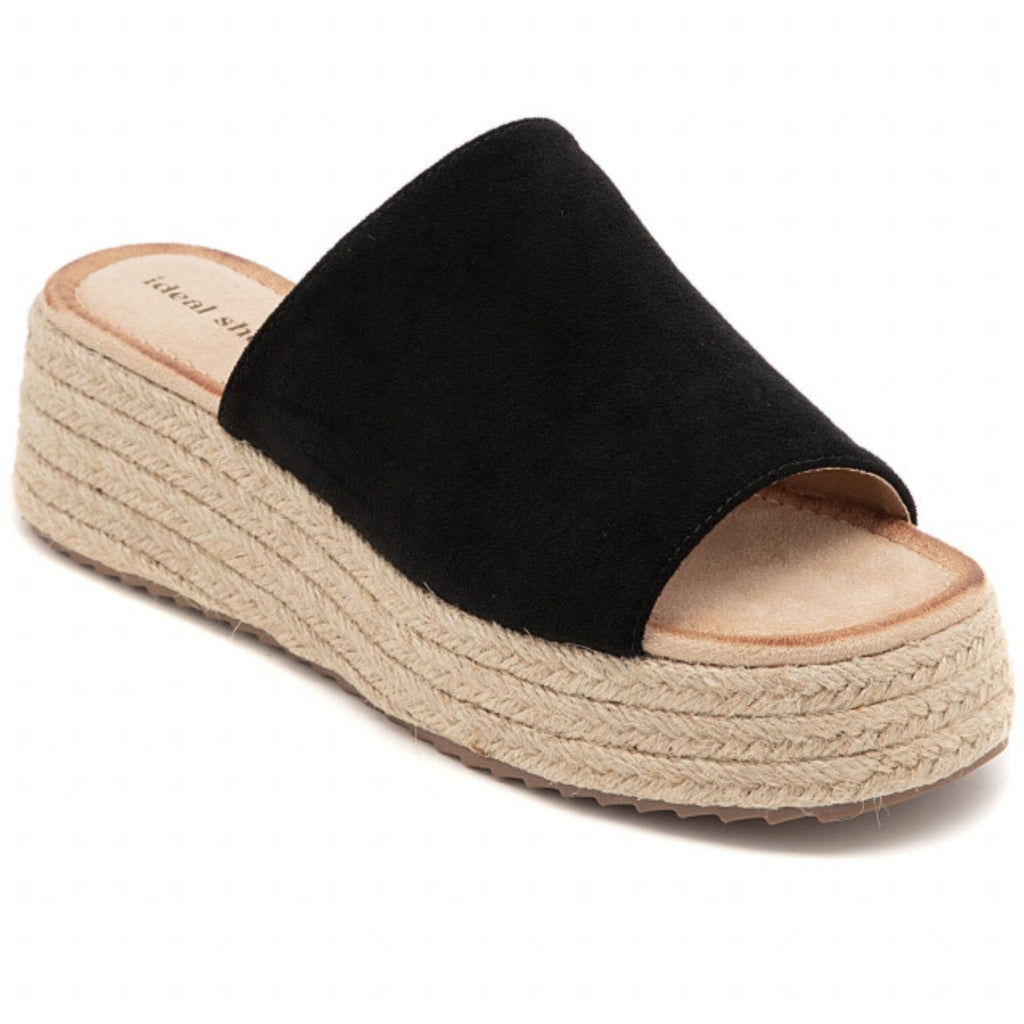 Hailey Plateau Sandaler 5937   Black fra Shoes